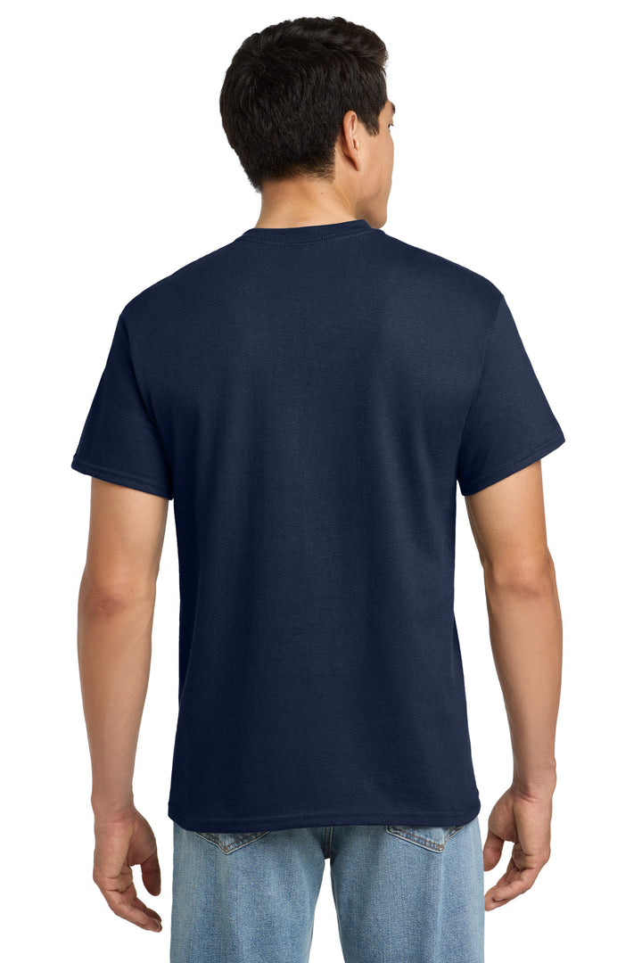 Navy Gildan - Ultra Cotton 100% US Cotton T-Shirt with Pocket. 2300