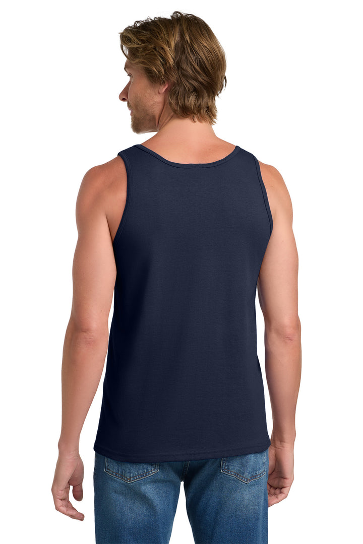 Navy Gildan - Ultra Cotton 100% US Cotton Tank Top. 2200
