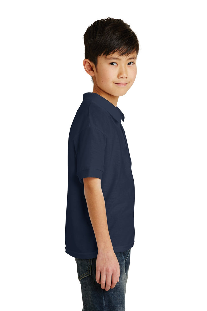 Navy Gildan Youth DryBlend 6-Ounce Jersey Knit Sport Shirt. 8800B