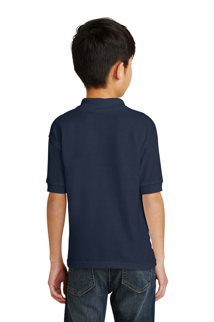 Navy Gildan Youth DryBlend 6-Ounce Jersey Knit Sport Shirt. 8800B