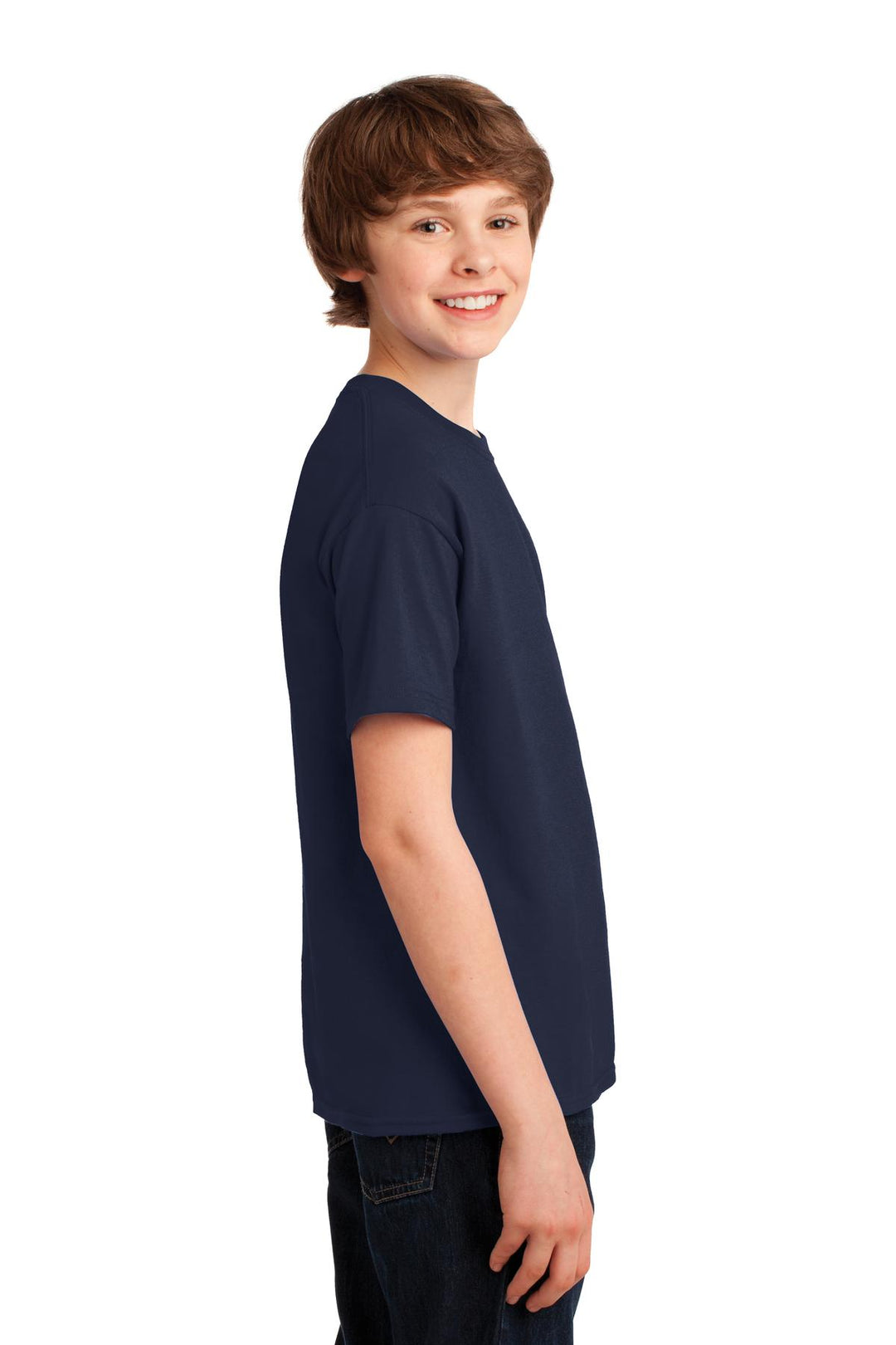 Navy Gildan Youth Gildan Performance T-Shirt. 42000B