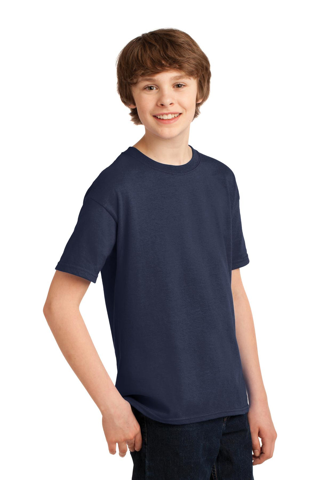 Navy Gildan Youth Gildan Performance T-Shirt. 42000B