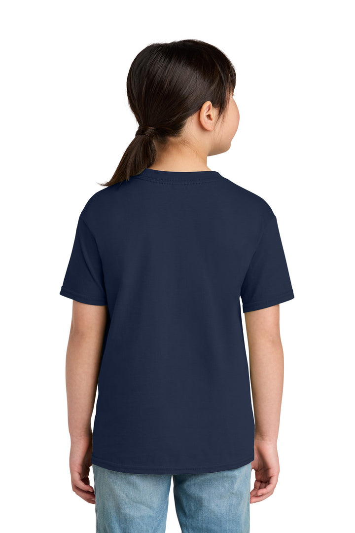 Navy Gildan Youth Softstyle Midweight Tee 65000B