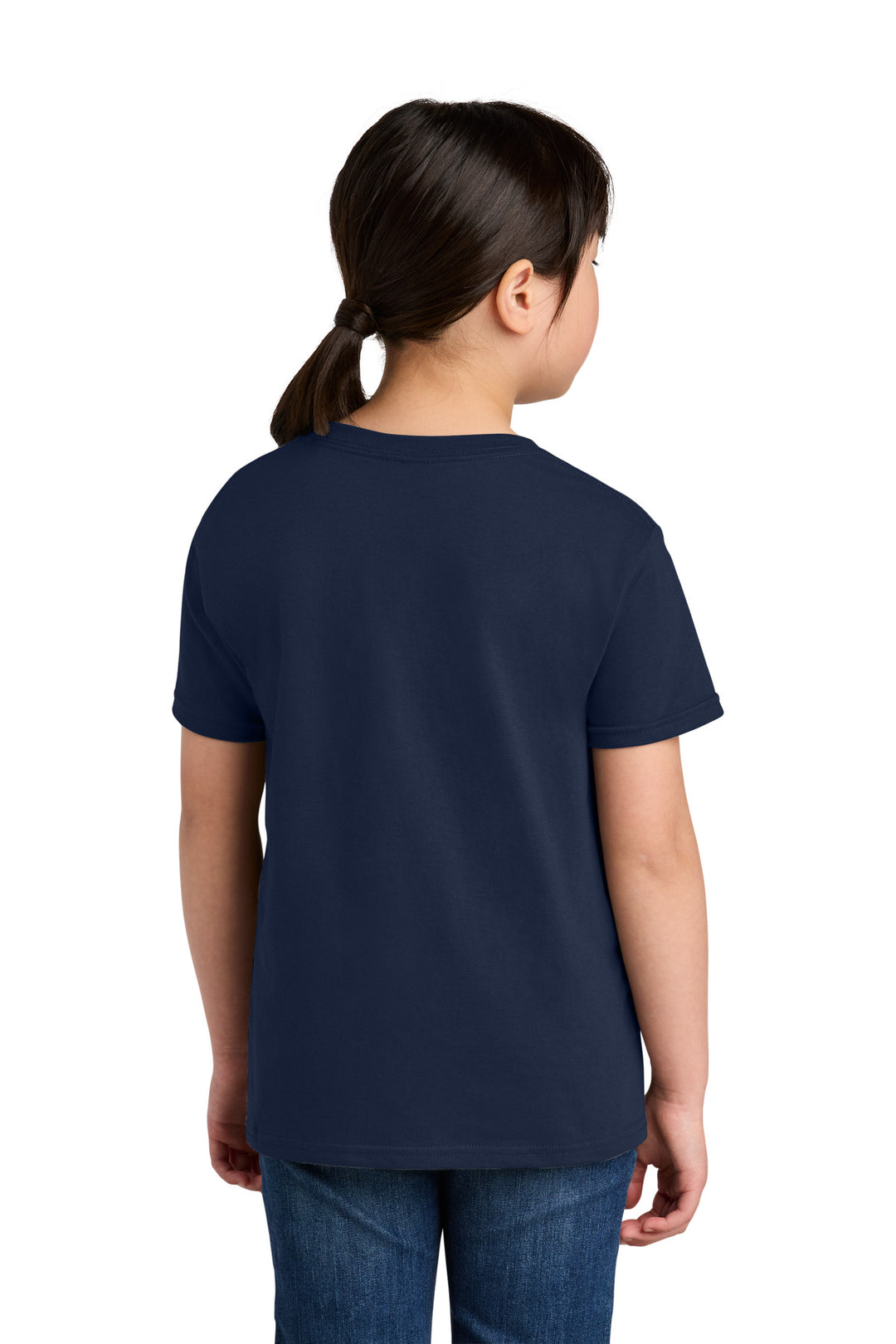 Navy Gildan Youth Softstyle T-Shirt 64000B