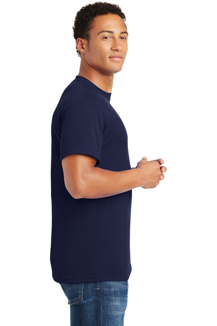 Navy Jerzees Dri-Power 100% Polyester T-Shirt. 21M