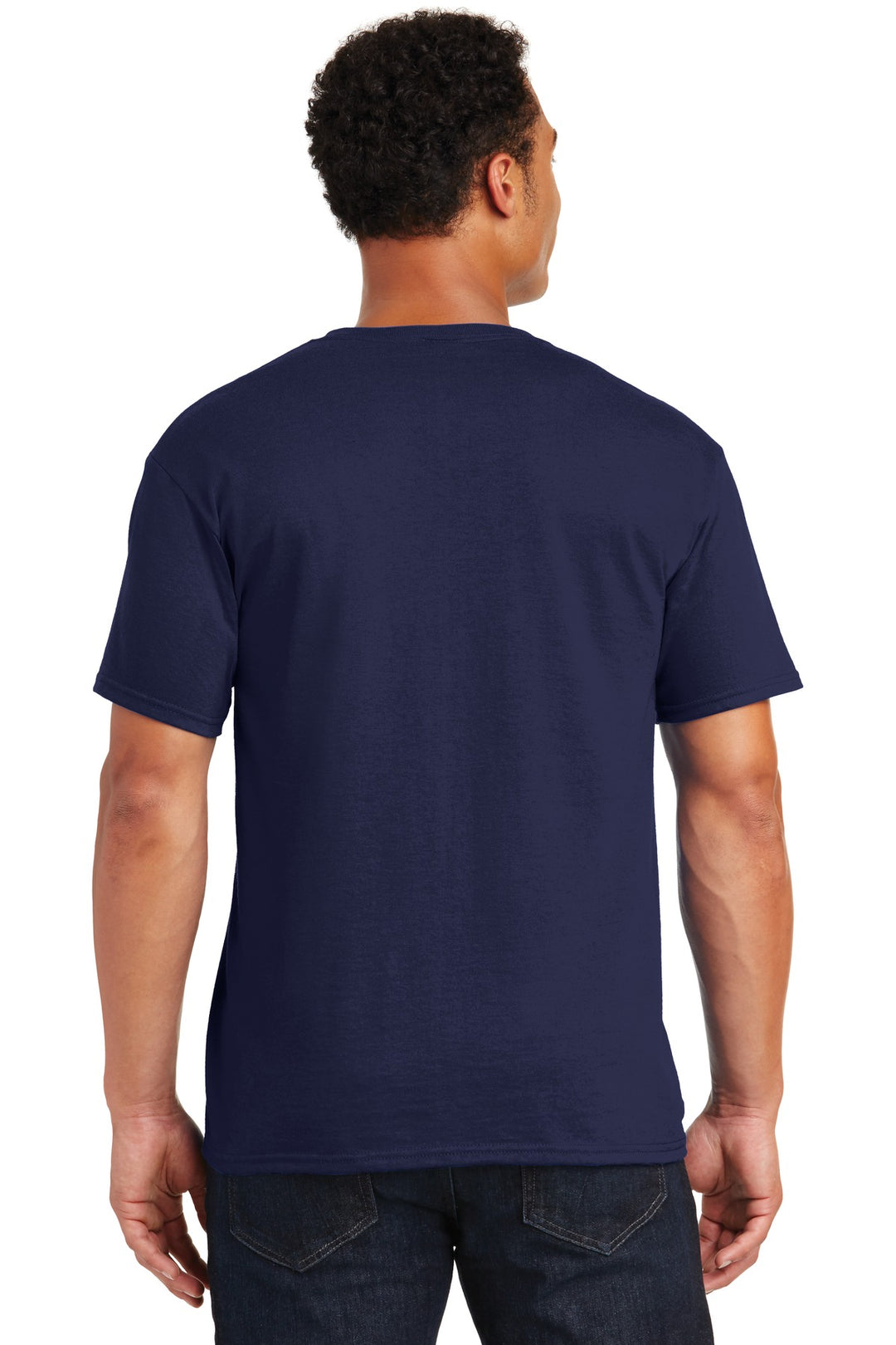 Navy Jerzees - Dri-Power 50/50 Cotton/Poly T-Shirt. 29M