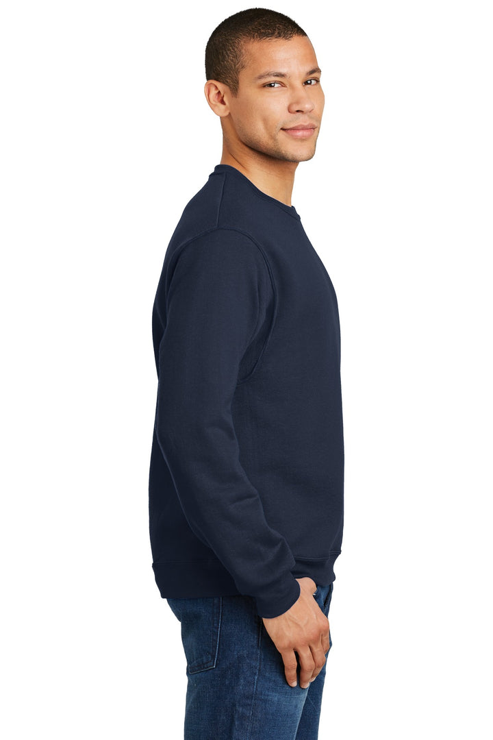 Navy Jerzees - NuBlend Crewneck Sweatshirt. 562M