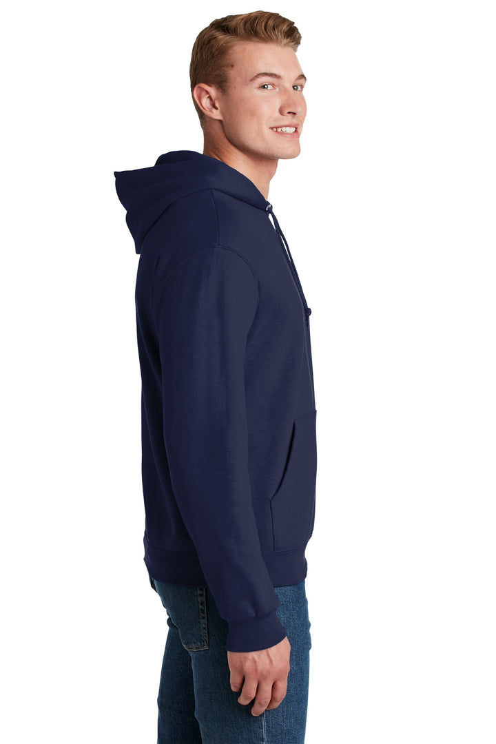 Navy Jerzees NuBlend Pullover Hooded Sweatshirt. 996M