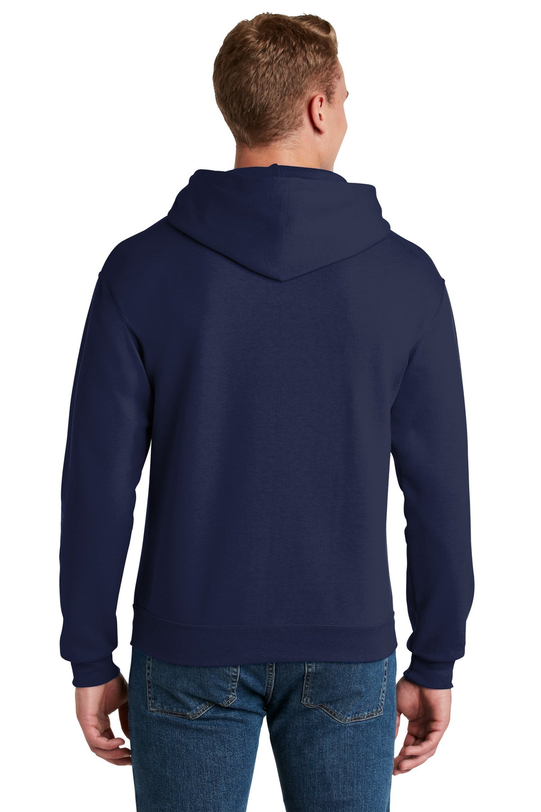 Navy Jerzees NuBlend Pullover Hooded Sweatshirt. 996M