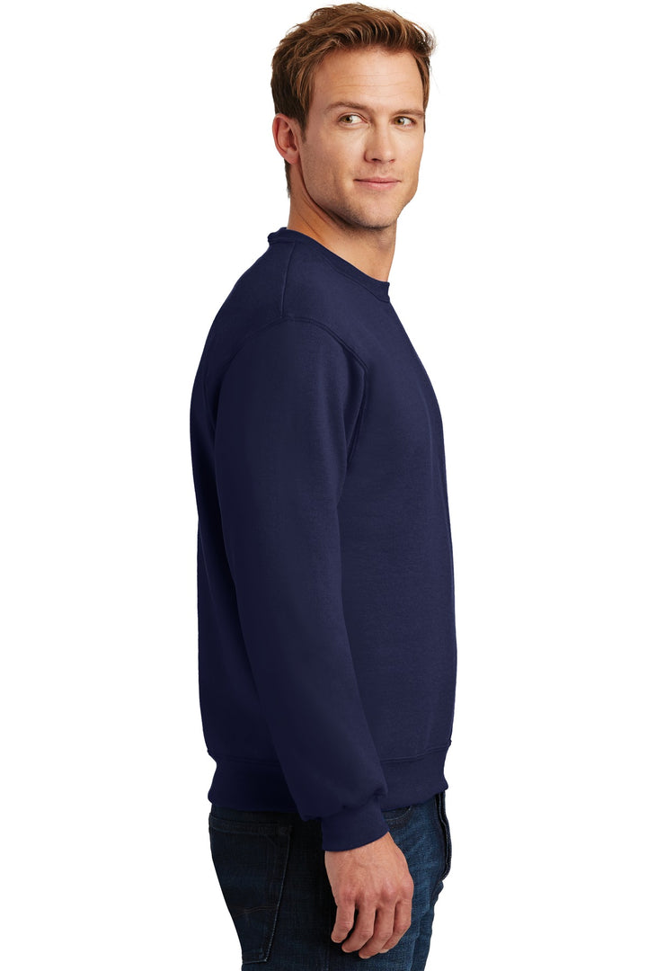 Navy Jerzees Super Sweats NuBlend - Crewneck Sweatshirt. 4662M