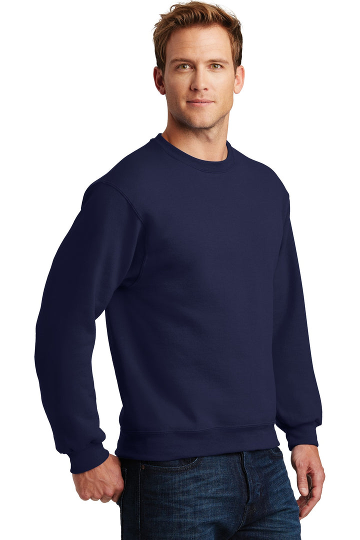 Navy Jerzees Super Sweats NuBlend - Crewneck Sweatshirt. 4662M