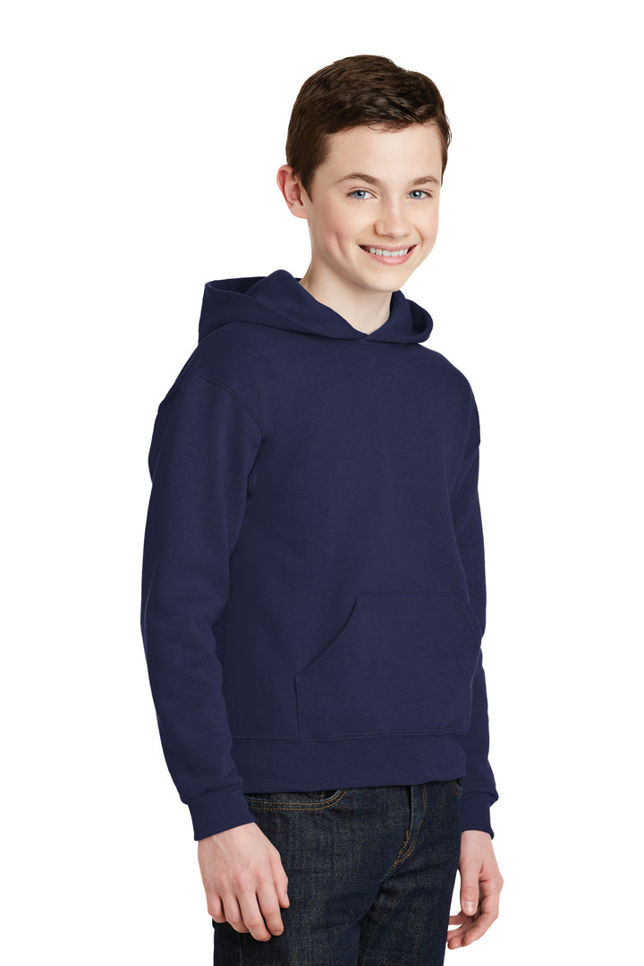 Navy Jerzees - Youth NuBlend Pullover Hooded Sweatshirt. 996Y