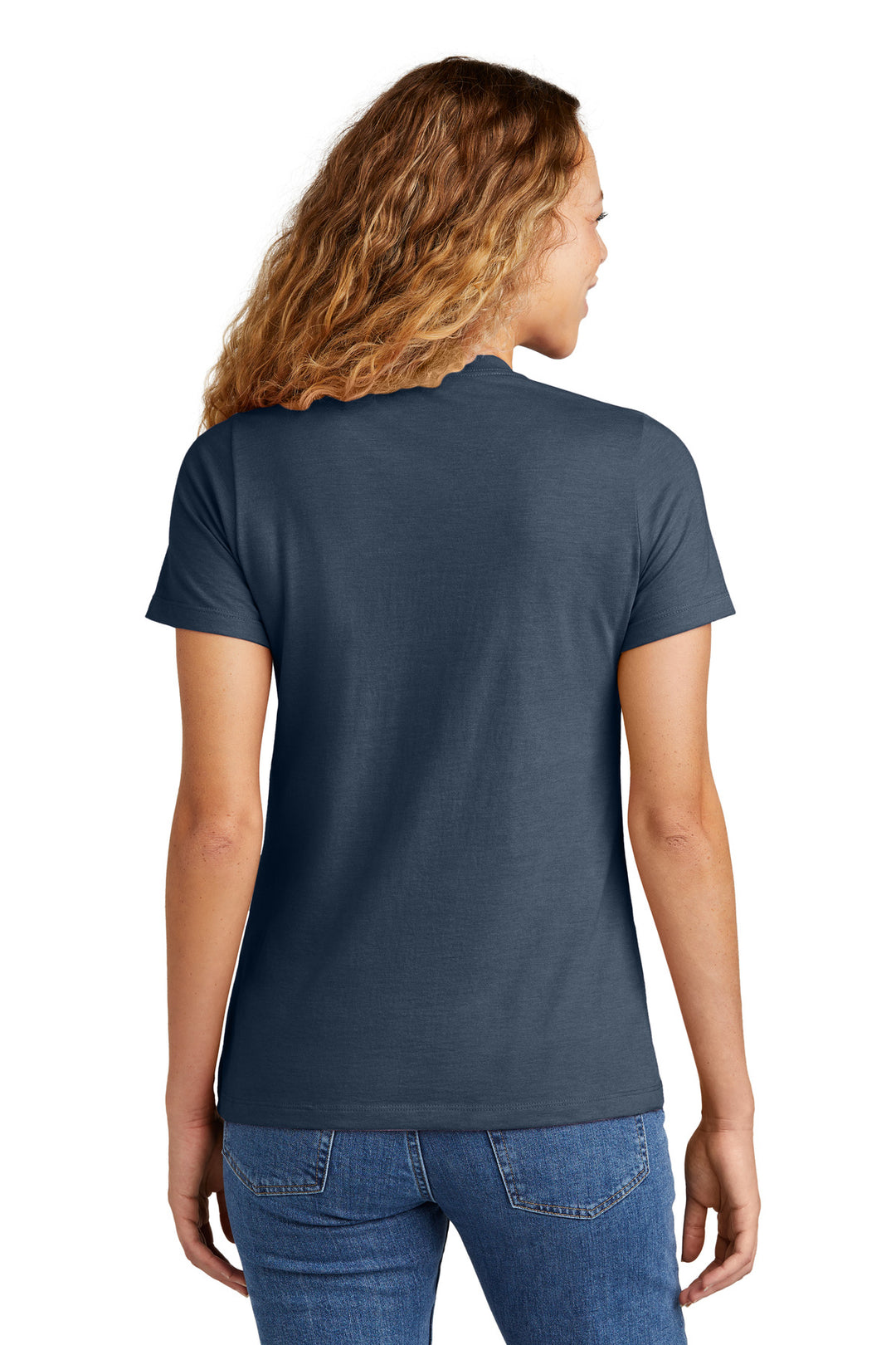NavyMist Gildan Softstyle Women's CVC T-Shirt 64001LCVC