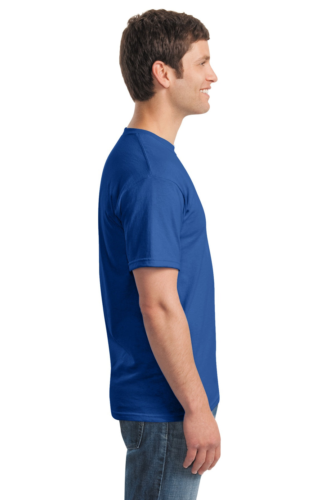 Neon Blue Gildan - Heavy Cotton 100% Cotton T-Shirt. 5000