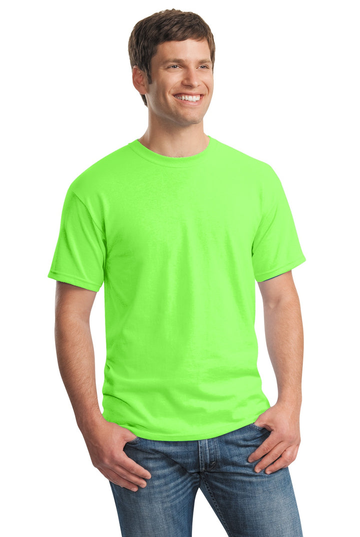 Neon Green Gildan - Heavy Cotton 100% Cotton T-Shirt. 5000