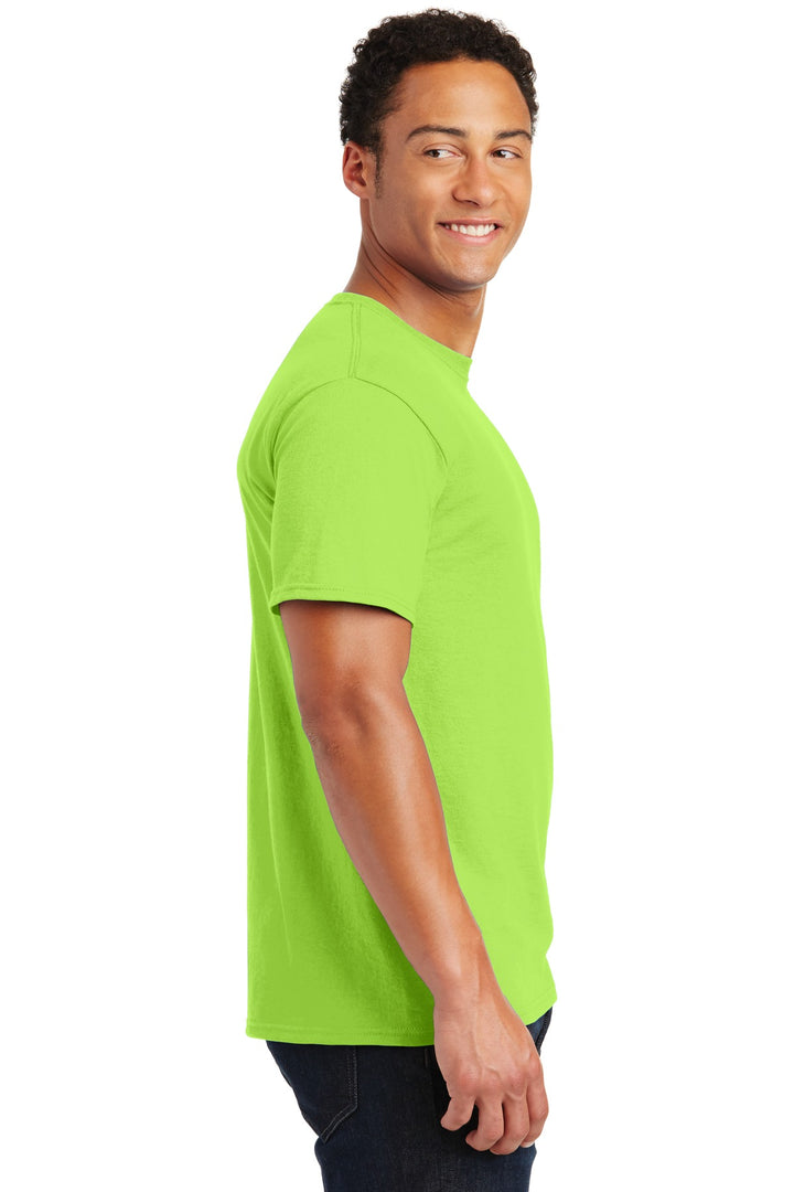Neon Green Jerzees - Dri-Power 50/50 Cotton/Poly T-Shirt. 29M