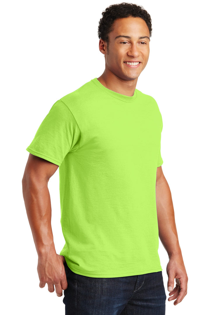 Neon Green Jerzees - Dri-Power 50/50 Cotton/Poly T-Shirt. 29M