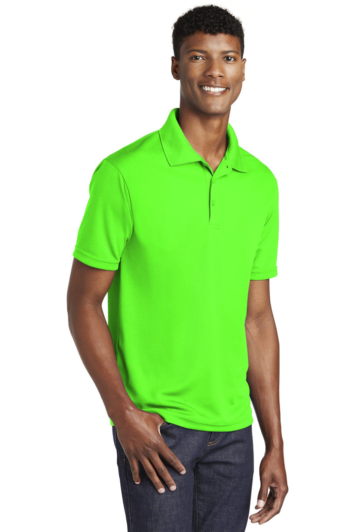 Neon Green Sport-Tek PosiCharge RacerMesh Polo. ST640