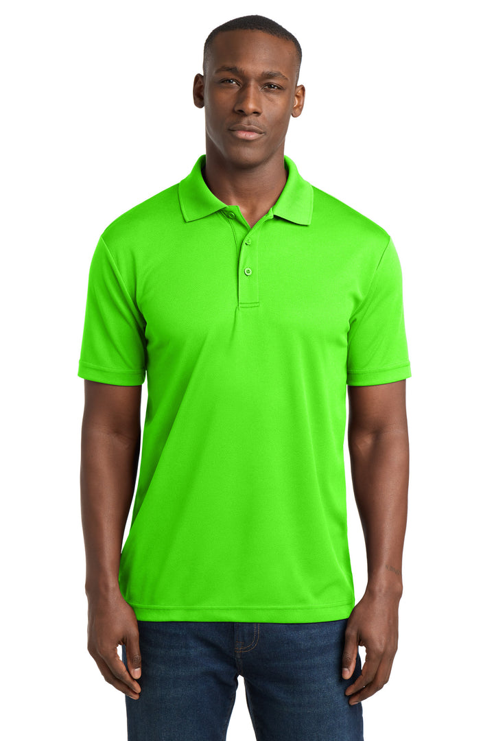 Neon Green Sport-Tek PosiCharge RacerMesh Polo. ST640