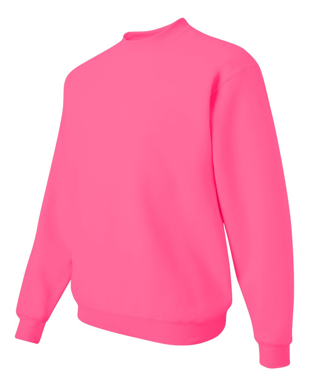 Neon Pink NuBlend® Crewneck Sweatshirt - 562MR