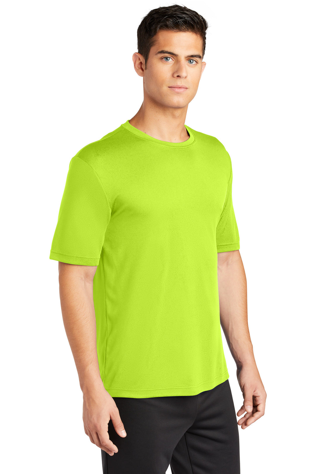 Neon Yellow Sport-Tek PosiCharge Competitor Tee. ST350