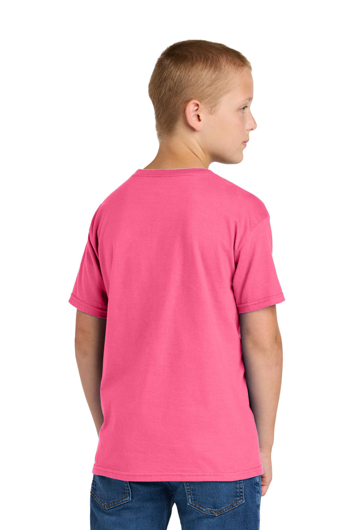 NeonPink Jerzees Classics Youth Cotton T-Shirt 363Y