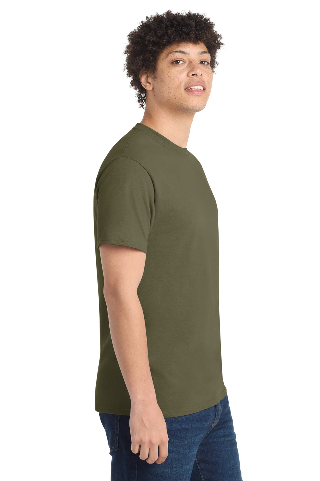 Olive Drab Grn Port & Company - Core Cotton Tee. PC54