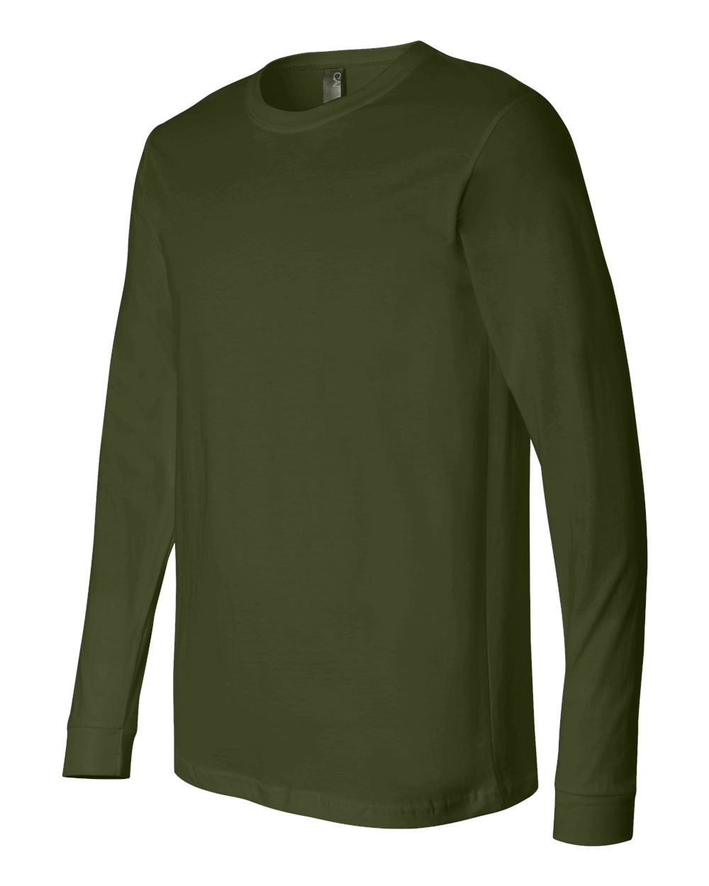 Olive Jersey Long Sleeve Tee - 3501