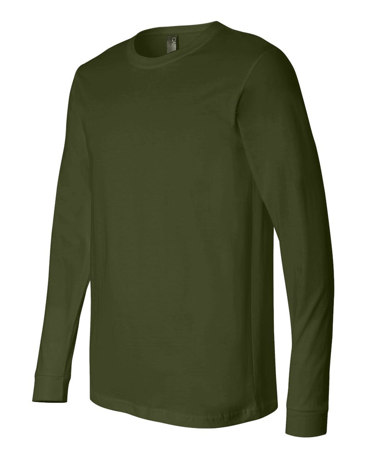Olive Jersey Long Sleeve Tee - 3501