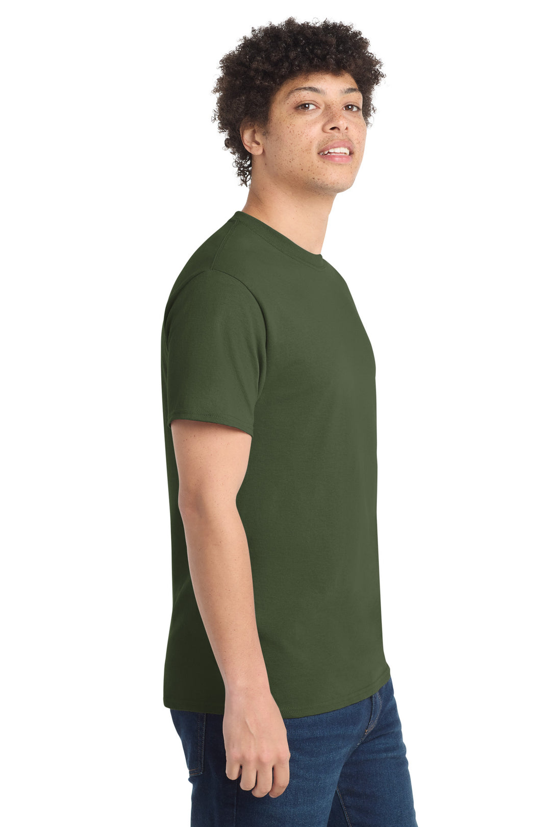 Olive Port & Company - Core Cotton Tee. PC54