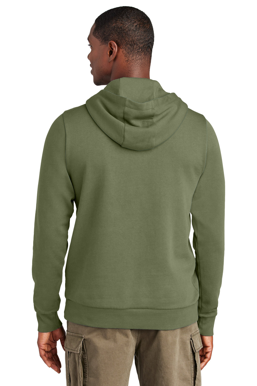 OlvDrabGn District Wash Fleece Hoodie DT2200