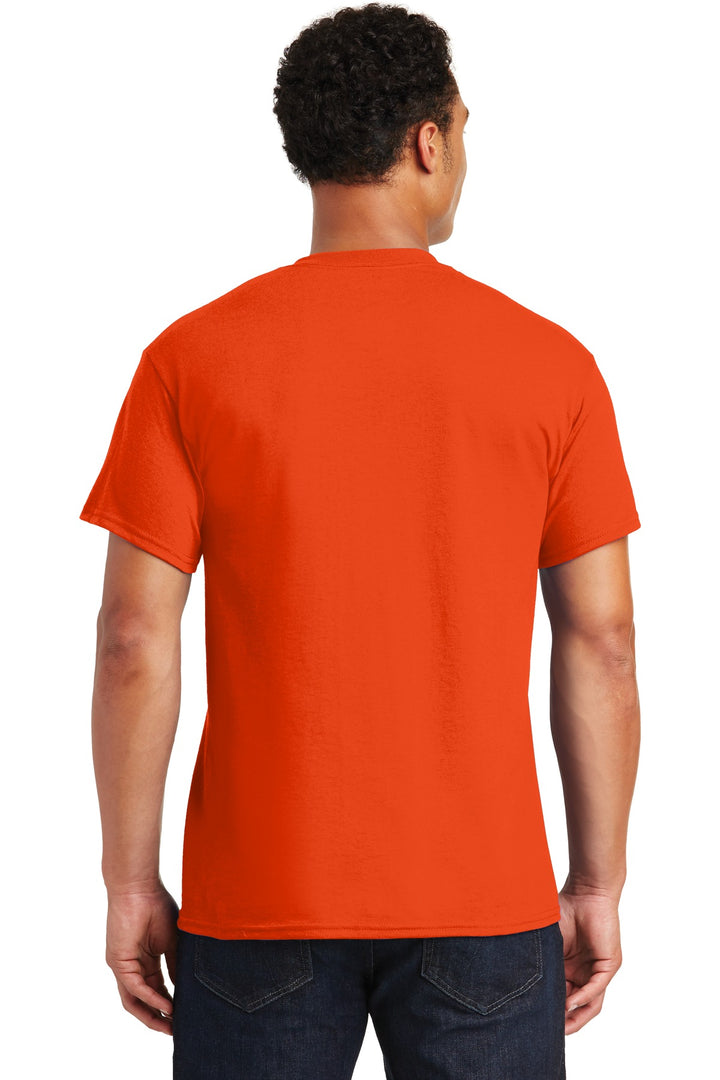 Orange Gildan DryBlend 50 Cotton/50 Poly T-Shirt. 8000