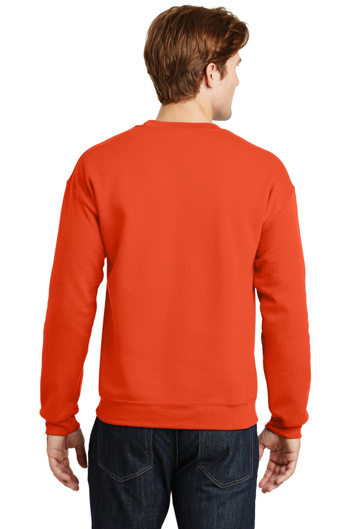 Orange Gildan Heavy Blend Crewneck Sweatshirt. 18000