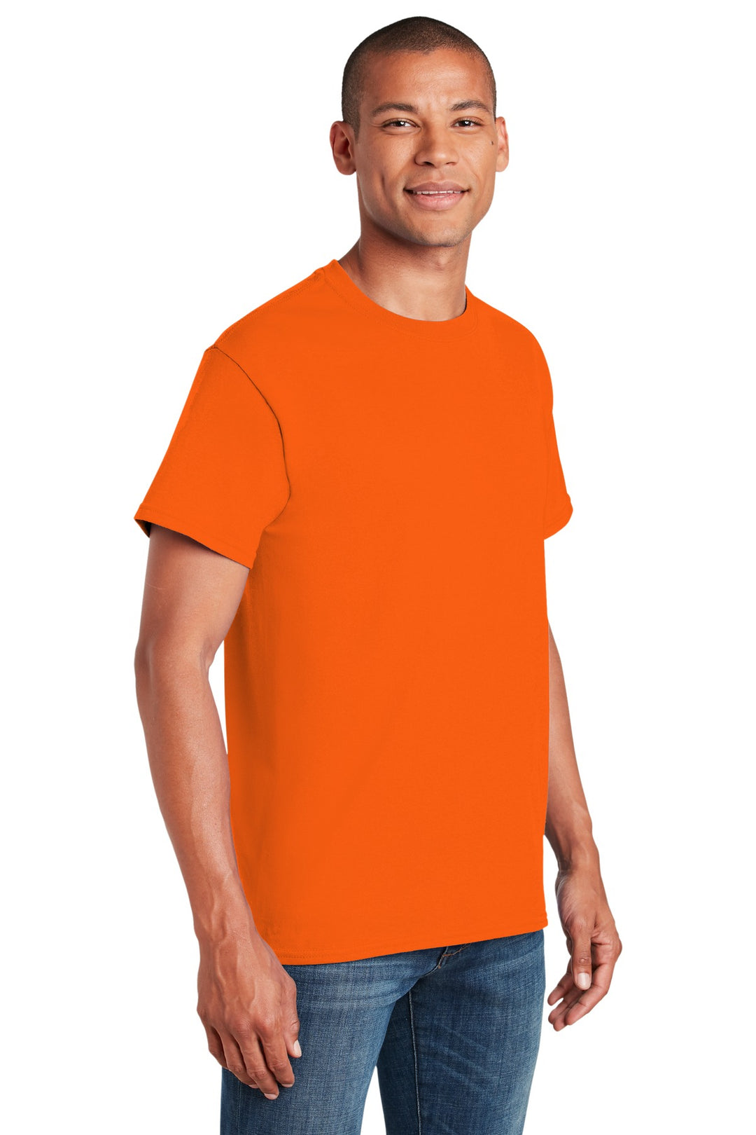 Orange Gildan - Heavy Cotton 100% Cotton T-Shirt. 5000