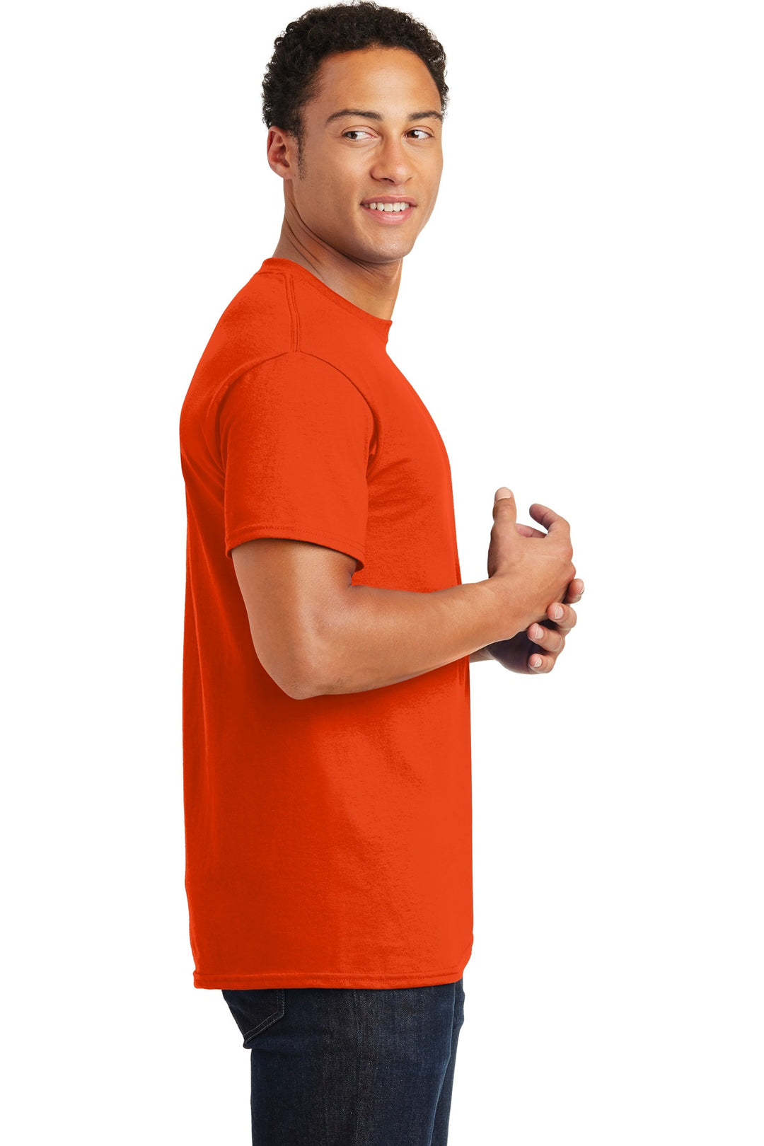 Orange Gildan - Ultra Cotton 100% US Cotton T-Shirt. 2000