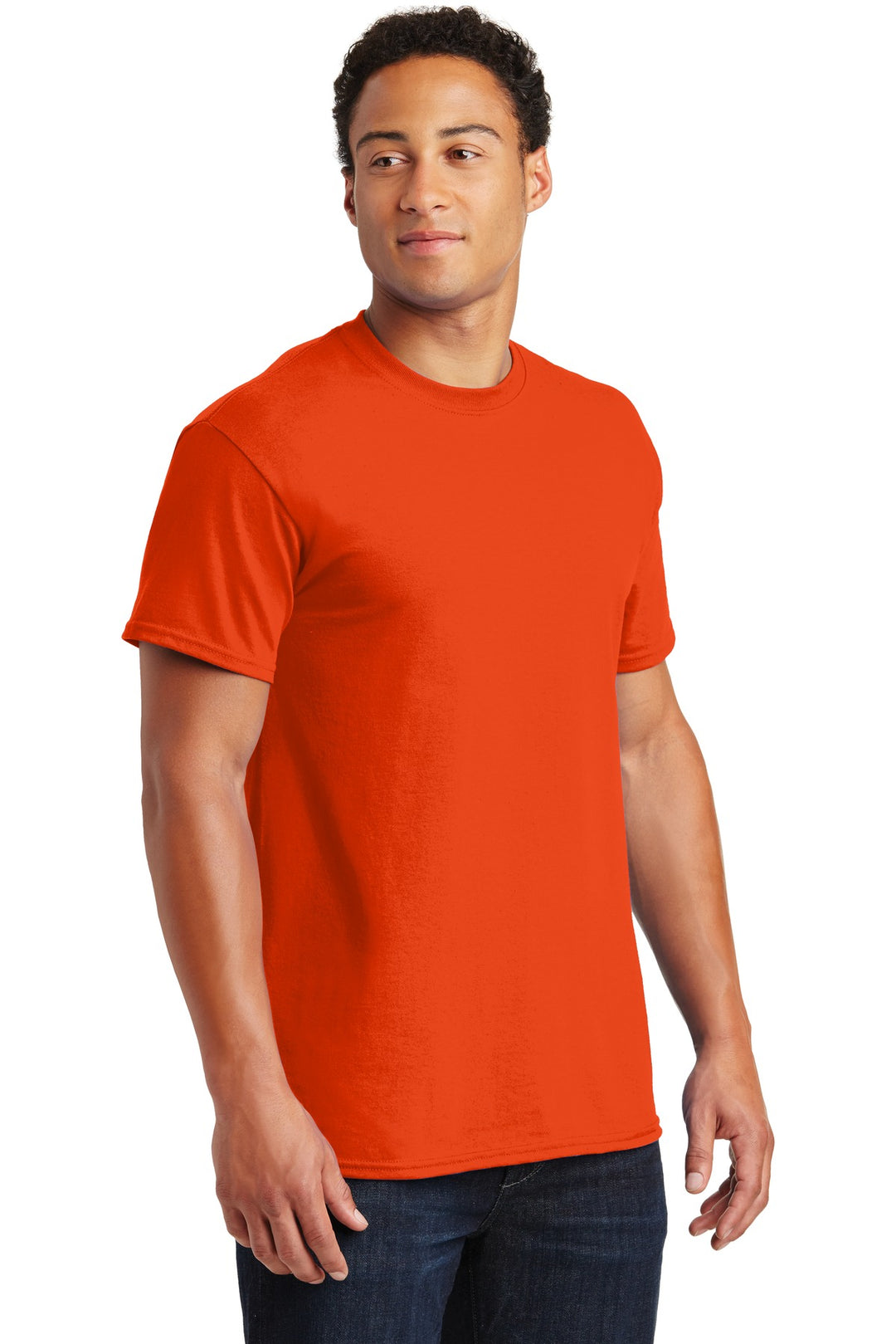 Orange Gildan - Ultra Cotton 100% US Cotton T-Shirt. 2000