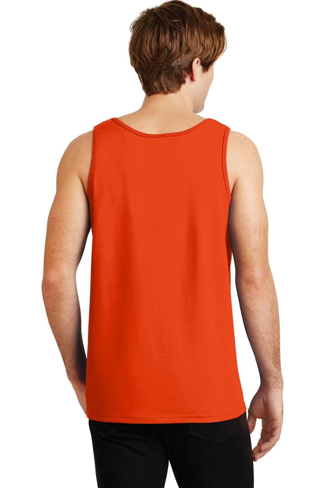 Orange Gildan - Ultra Cotton 100% US Cotton Tank Top. 2200