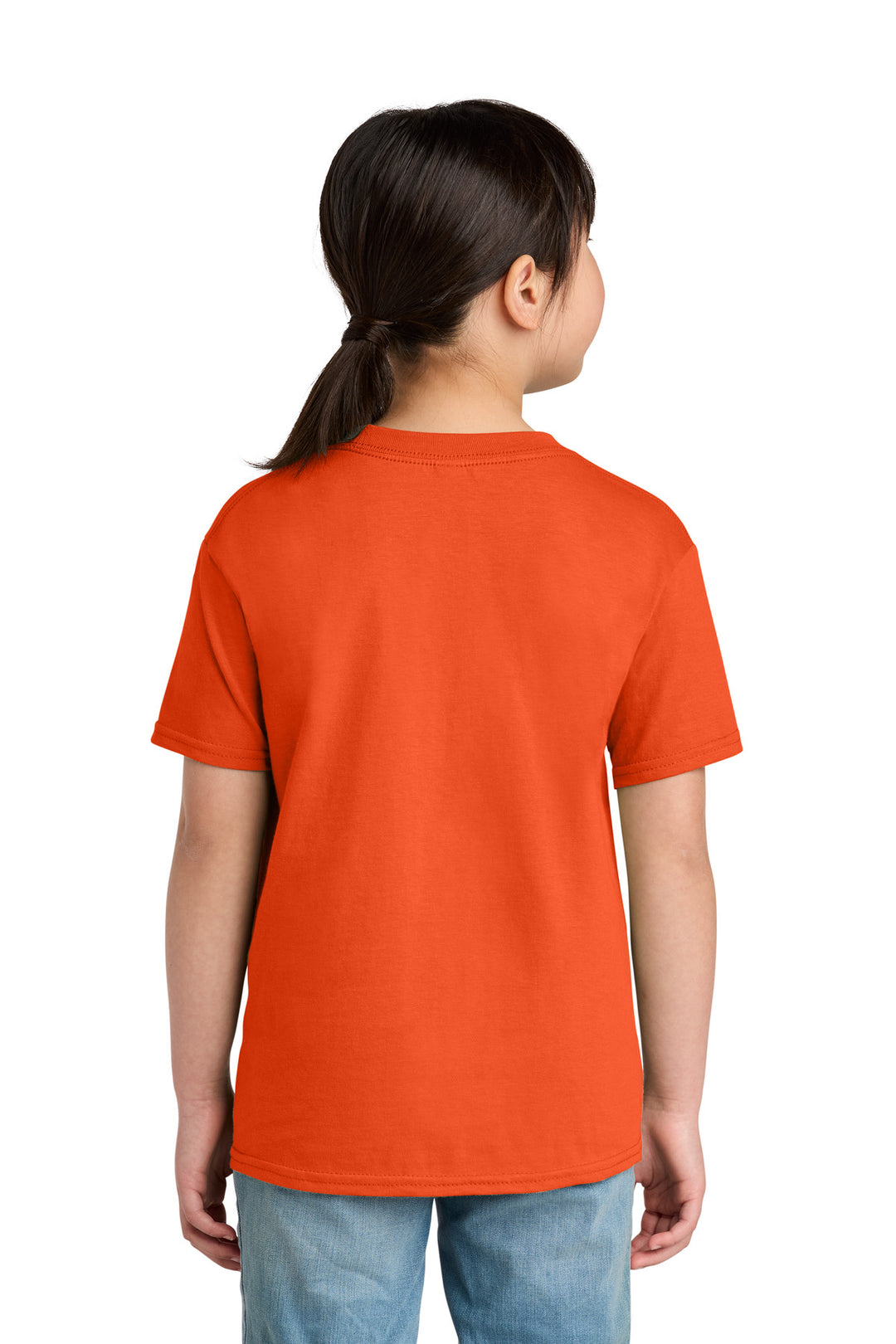 Orange Gildan Youth Softstyle Midweight Tee 65000B