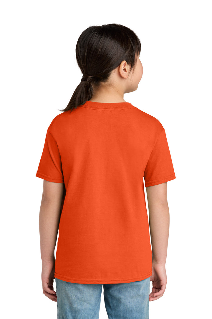 Orange Gildan Youth Softstyle Midweight Tee 65000B