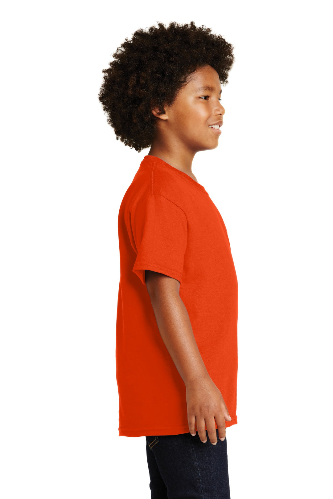 Orange Gildan - Youth Ultra Cotton 100% US Cotton T-Shirt. 2000B