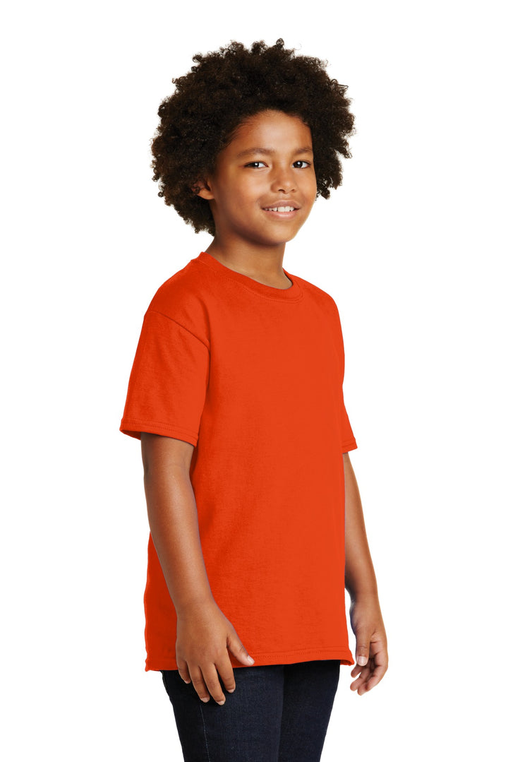 Orange Gildan - Youth Ultra Cotton 100% US Cotton T-Shirt. 2000B