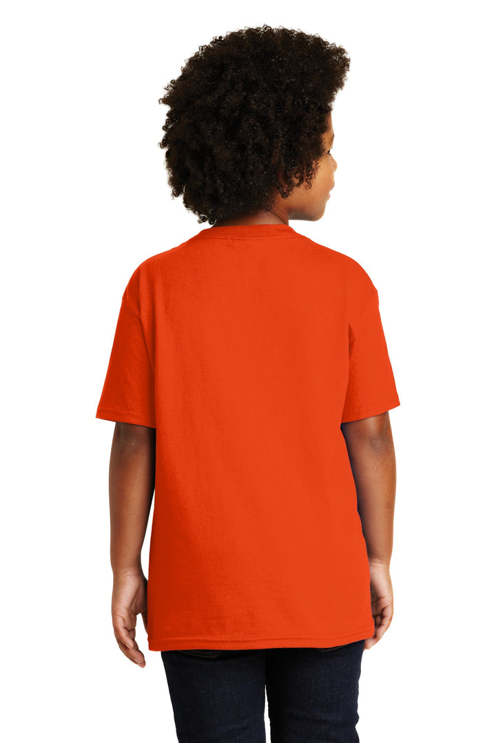 Orange Gildan - Youth Ultra Cotton 100% US Cotton T-Shirt. 2000B