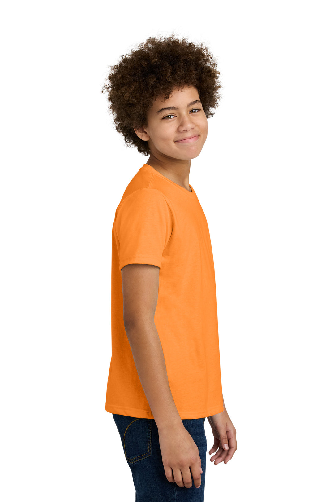 Orange Next Level Apparel Youth CVC Tee NL3312