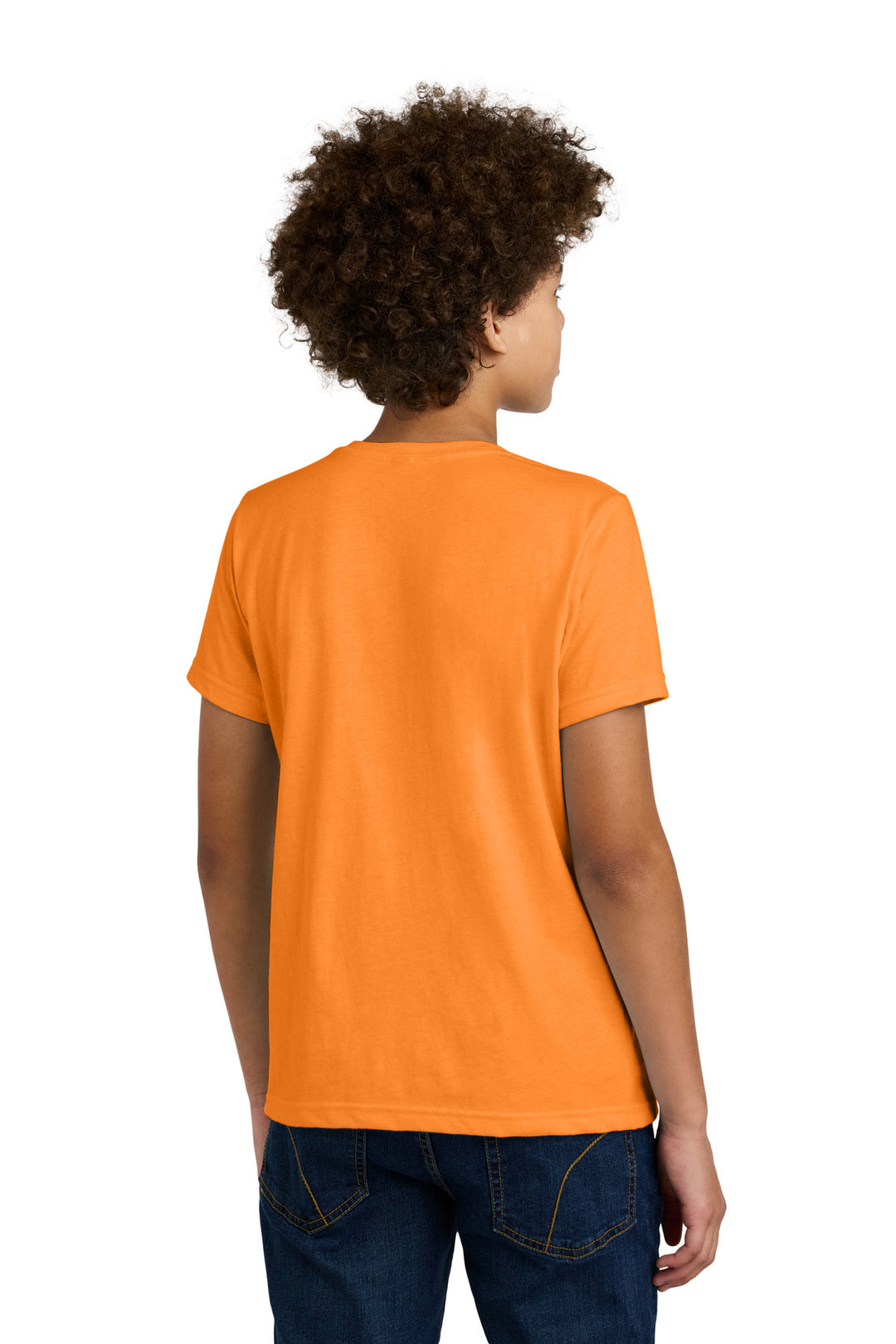 Orange Next Level Apparel Youth CVC Tee NL3312