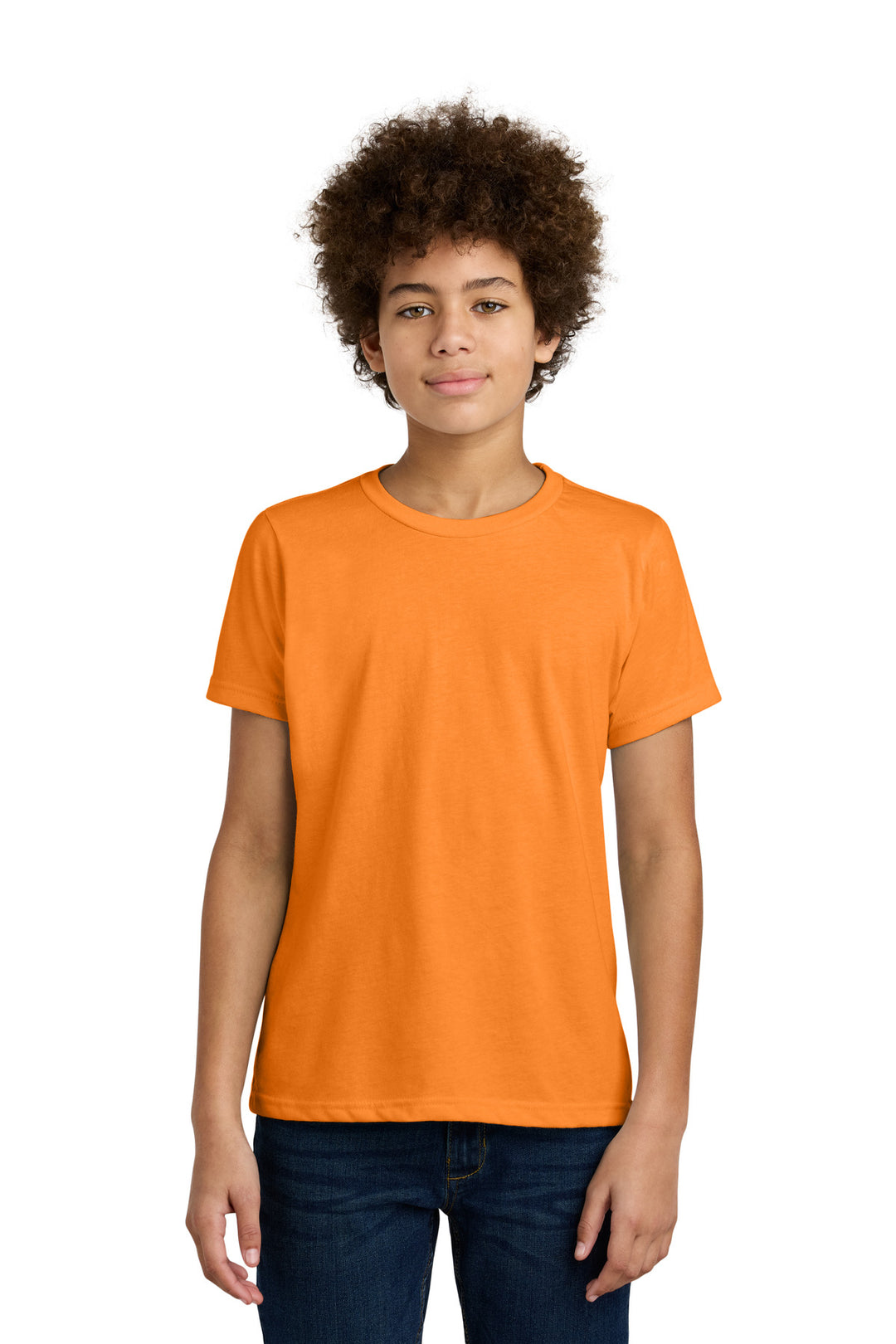 Orange Next Level Apparel Youth CVC Tee NL3312