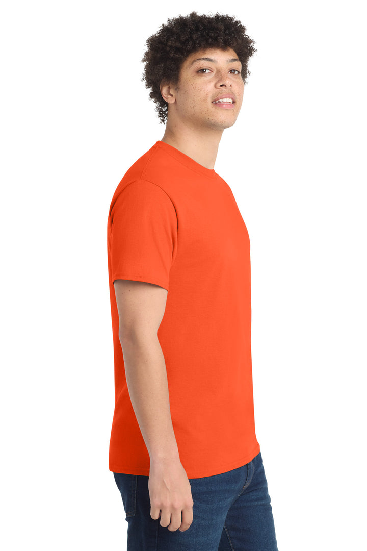 Orange Port & Company - Core Cotton Tee. PC54