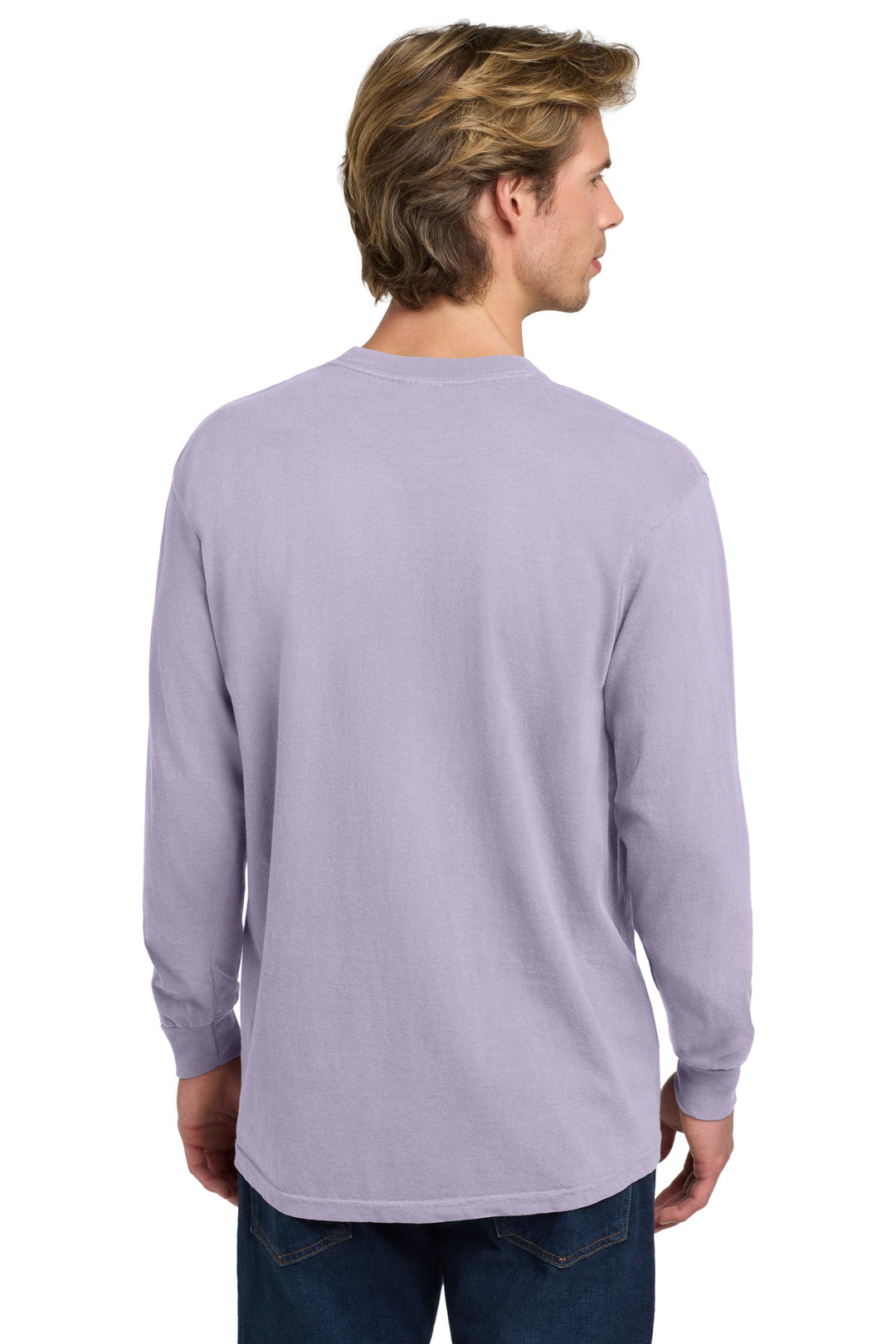 Orchid COMFORT COLORS Heavyweight Ring Spun Long Sleeve Tee. 6014