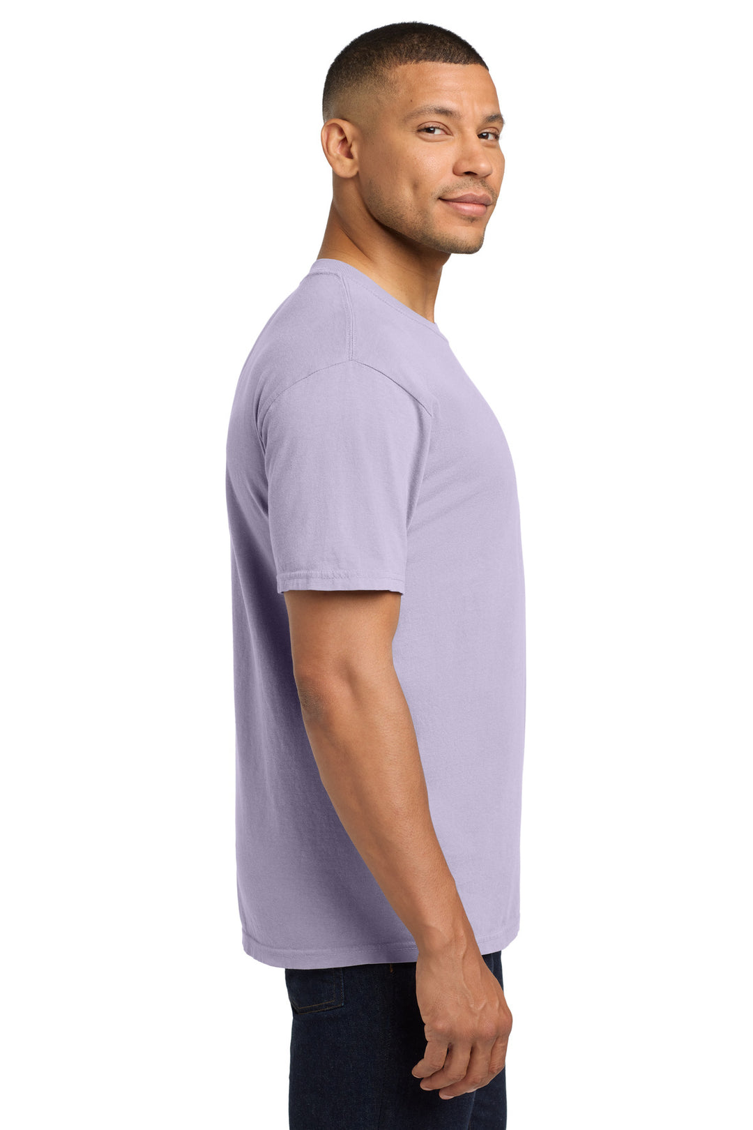 Orchid COMFORT COLORS Heavyweight Ring Spun Pocket Tee. 6030