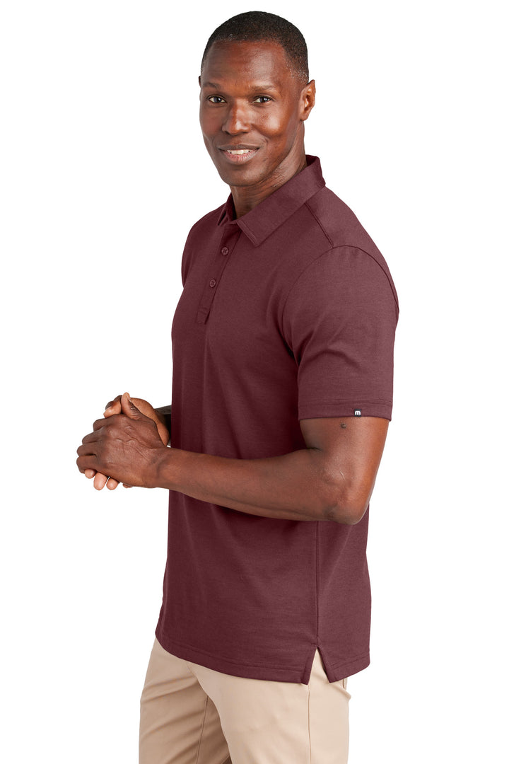 OxbloodHtr TravisMathew Sunnyvale Polo TM1MAA369
