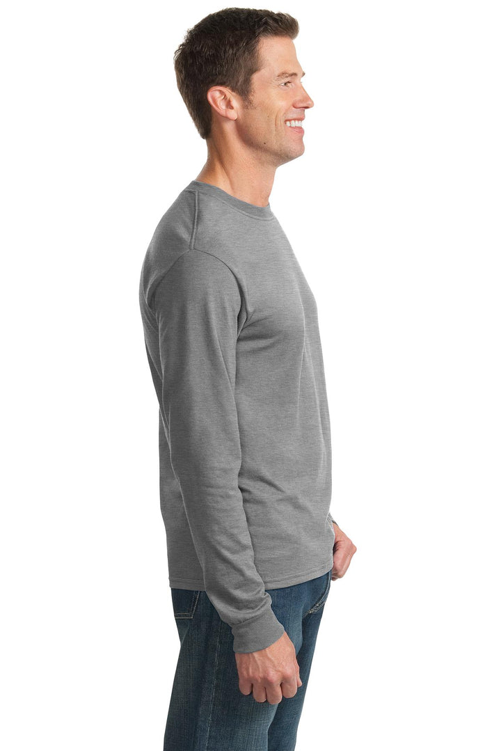 Oxford Jerzees - Dri-Power 50/50 Cotton/Poly Long Sleeve T-Shirt. 29LS